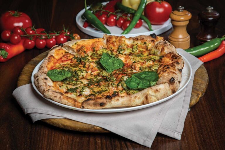 Pizza con Gamberi / Pizza cu creveți